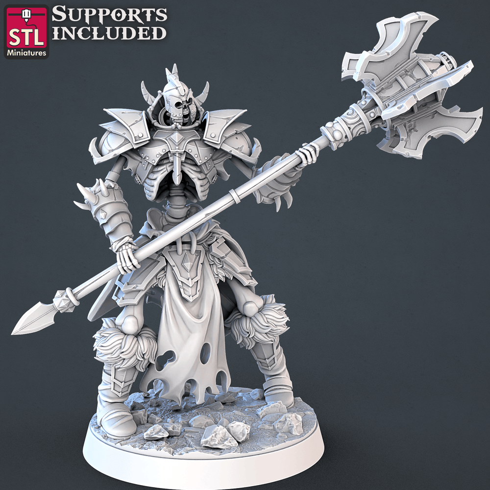 3D Printed STL Miniatures Skeletons Set 28mm - 32mm War Gaming D&D (Online Only)
