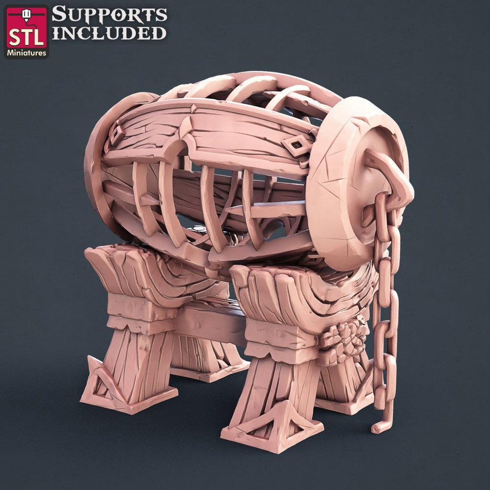 3D Printed STL Miniatures Slave Merchant Set 28 - 32mm War Gaming D&D (Online Only)