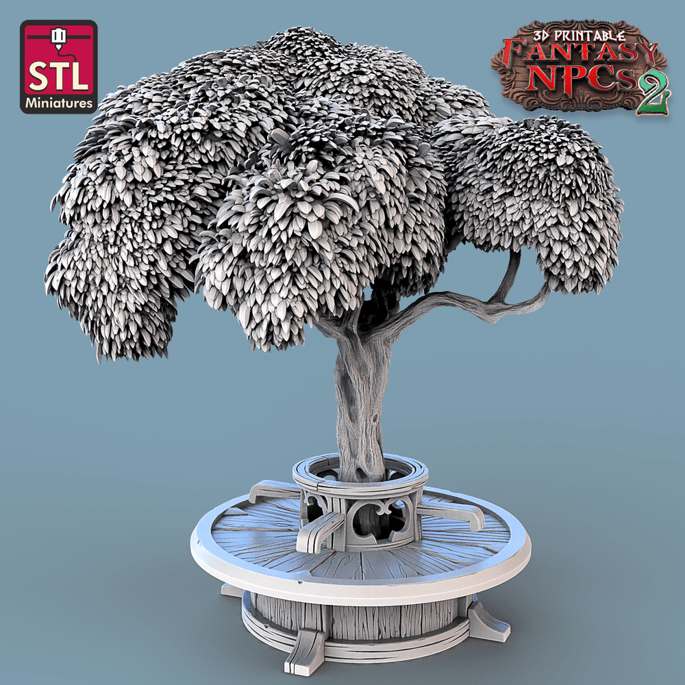 3D Printed STL Miniatures Townsfolks Vol 2 Set Fantasy NPC 2 | 28 - 32mm War Gaming D&D (Online Only)