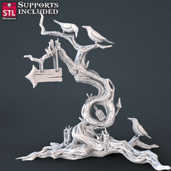 3D Printed STL Miniatures Toxic Vendor Set 28mm - 32mm War Gaming D&D (Online Only)