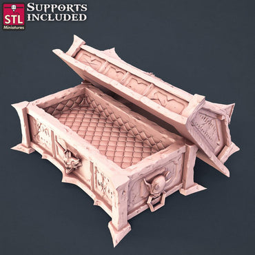 3D Printed STL Miniatures Vampire Set 28 - 32mm War Gaming D&D (Online Only)