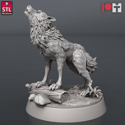 3D Printed STL Miniatures Wolves and Werewolves 28mm - 32mm War Gaming D&D (Online Only)