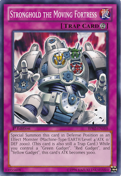Stronghold the Moving Fortress [BP02-EN188] Mosaic Rare (ONLINE ORDER ONLY)