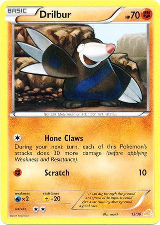 Drilbur (13/30) [Black & White: Trainer Kit - Excadrill] (Online Only)