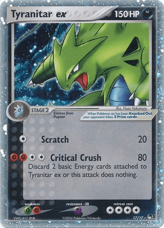 Tyranitar ex (17/17) (Holo) [POP Series 1] (Online Only)