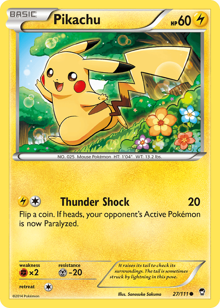 Pikachu (27/111) [XY: Furious Fists] (Online Only)