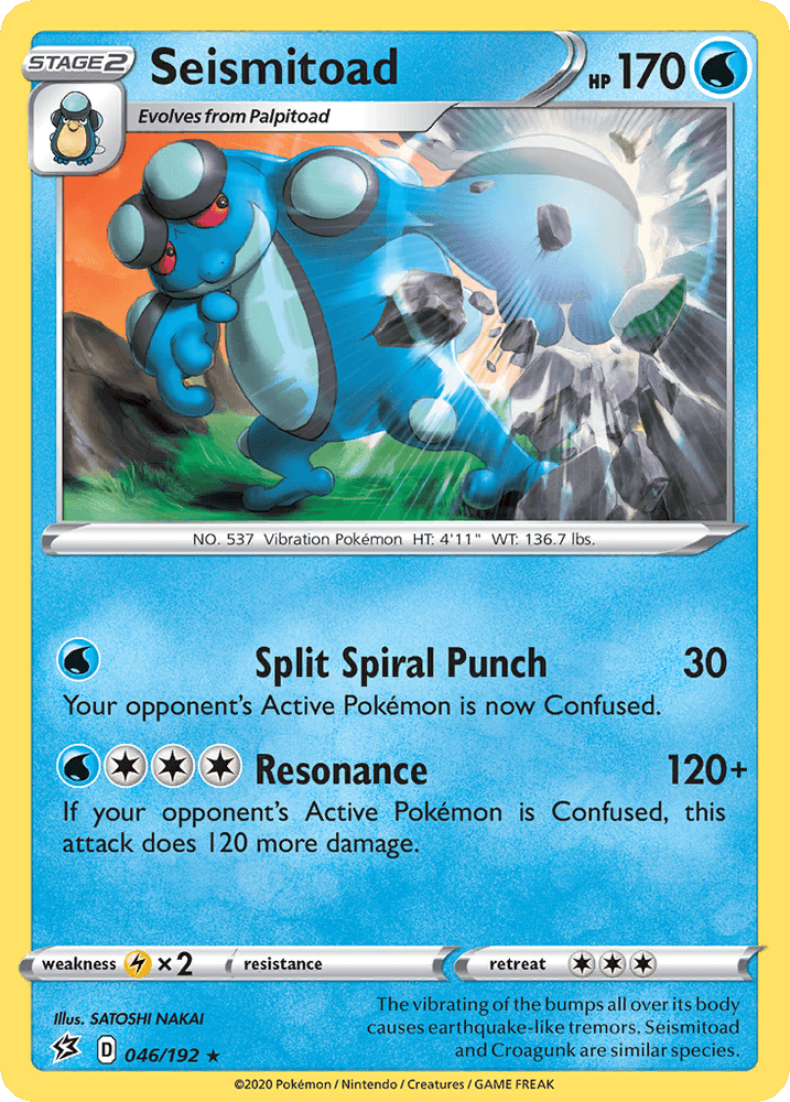 Seismitoad (046/192) [Sword & Shield: Rebel Clash] (Online Only)