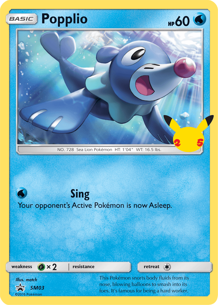 Popplio (SM03) [First Partner Pack] (Online Only)