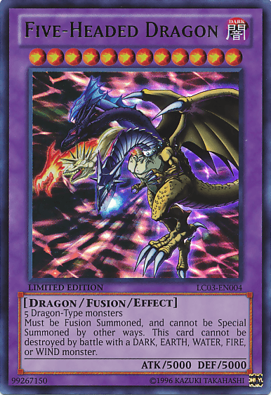 Five-Headed Dragon [LC03-EN004] Ultra Rare (ONLINE ORDER ONLY)