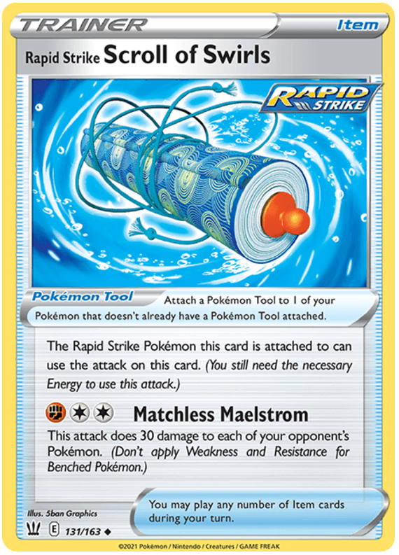 Rapid Strike Scroll of Swirls (131/163) [Sword & Shield: Battle Styles] (Online Only)