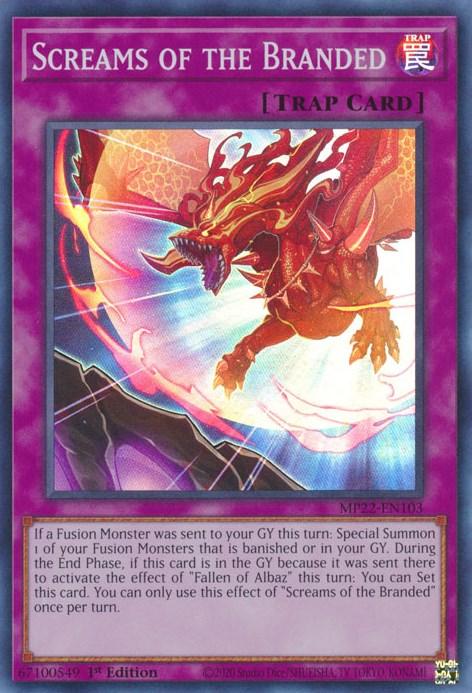 Screams of the Branded [MP22-EN103] Super Rare (ONLINE ORDER ONLY)