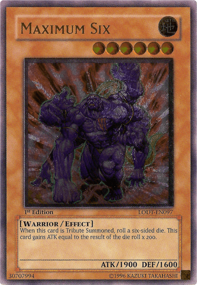 Maximum Six [LODT-EN097] Ultimate Rare (ONLINE ORDER ONLY)