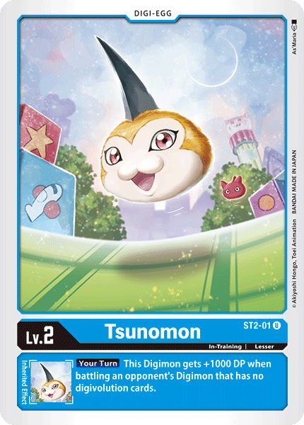 Tsunomon [ST2-01] [Starter Deck: Cocytus Blue] (ONLINE ORDER ONLY)