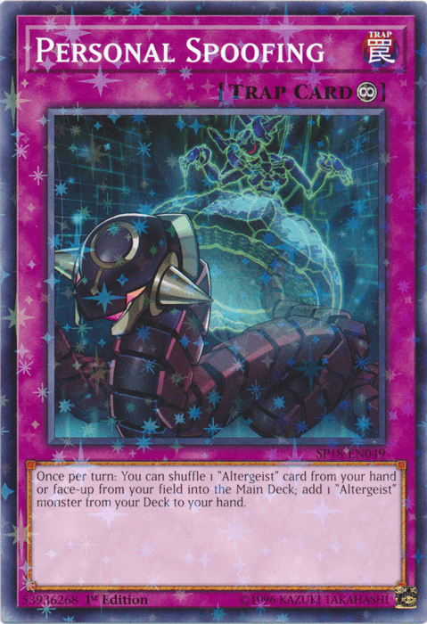 Personal Spoofing [SP18-EN049] Starfoil Rare (ONLINE ORDER ONLY)
