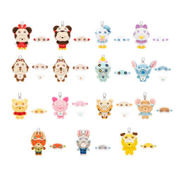 [In Stock] MINISO Disney Squinting Sleepwear Series Plush Keychains Gift Blind Box (ONLINE ORDER ONLY)