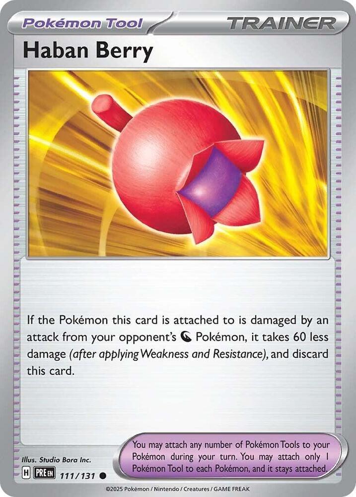 Haban Berry (111/131) [Scarlet & Violet: Prismatic Evolutions] (Online Only)