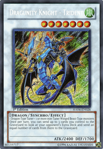Dragunity Knight - Trident [HA04-EN028] Secret Rare (ONLINE ORDER ONLY)