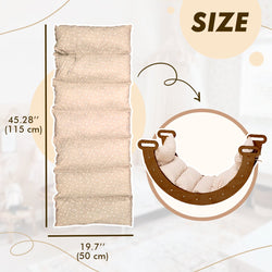 3in1 Montessori Climbing Set: Climbing Arch + Slide Board + Cushion – Chocolate (ONLINE ORDER ONLY)