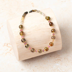 3mm 22kt Gold Plated Copper Plain Bead Cap 8 inch 380 pieces
