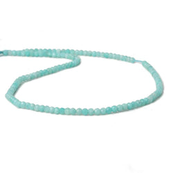 3mm Amazonite micro-faceted rondelle beads 13 inch 129 pieces (ONLINE ORDER ONLY)