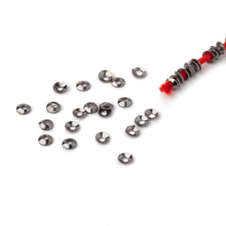 3mm Black Gold Plated Copper Plain Bead Cap 8 inch 380 pieces