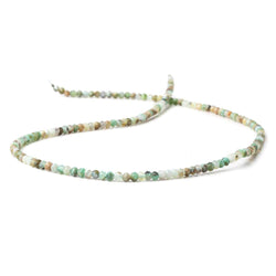 3mm Blue Peruvian Opal micro faceted rondelle beads 16 inch 175 pieces AA (ONLINE ORDER ONLY)