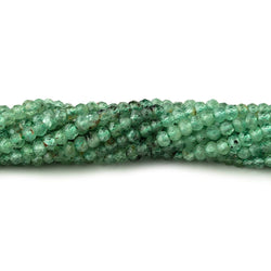 3mm Green Kyanite Micro Faceted Rondelle Beads 12.5 inch 138 pieces (ONLINE ORDER ONLY)