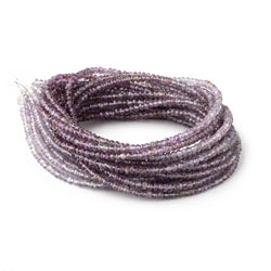 3mm Ombré Lavender Sapphire Faceted Rondelles 16 inch 193 Beads (ONLINE ORDER ONLY)