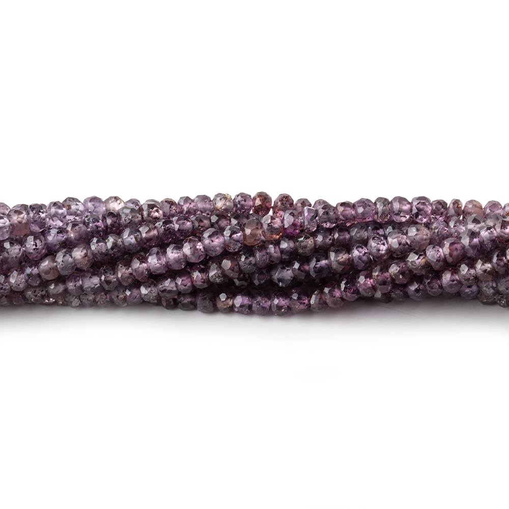 3mm Ombré Lavender Sapphire Faceted Rondelles 16 inch 193 Beads (ONLINE ORDER ONLY)