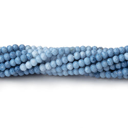 3mm Owyhee Blue Opal Micro Faceted Rondelle Beads 12.5 inch 132 pieces (ONLINE ORDER ONLY)