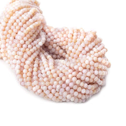 3mm Pink Peruvian Opal microfaceted rondelle beads 13 inch 115 pieces (ONLINE ORDER ONLY)