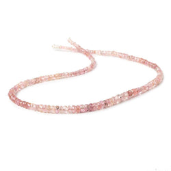 3mm Pink Tourmaline Faceted Rondelle Beads 16 inch 166 pcs AA Grade (ONLINE ORDER ONLY)