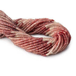 3mm Shaded Andesine Faceted Rondelle Beads 12.5 inch 178 pieces