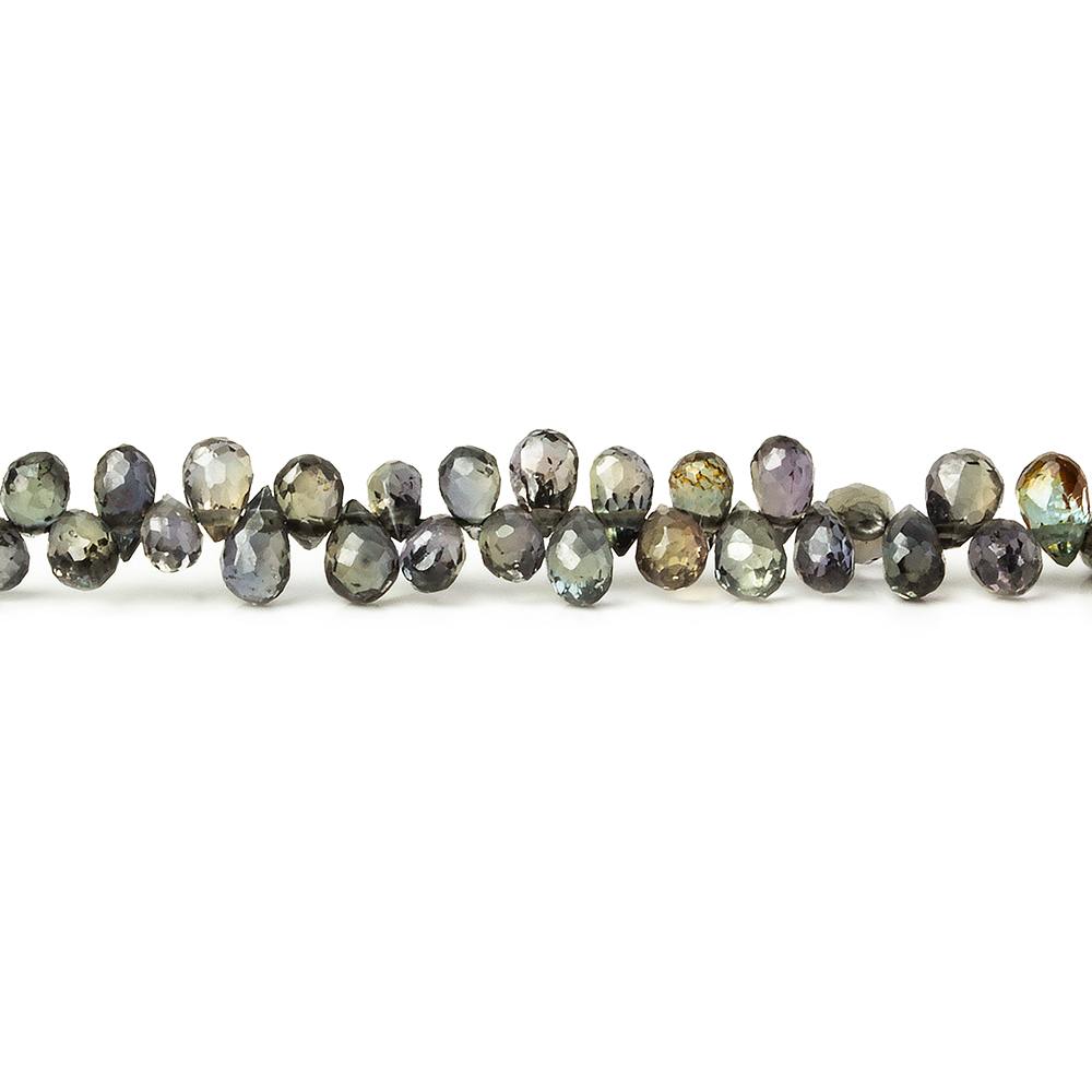 3x2-4x3mm Color Change Sapphire Micro Tear Drop Briolette 16 inch 160 pieces (ONLINE ORDER ONLY)
