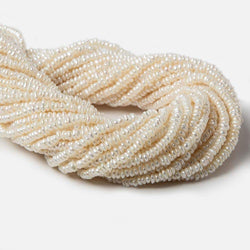 3x2.8mm Off White Center Drilled Baroque Freshwater Pearls 14 inch 245 pieces (ONLINE ORDER ONLY)