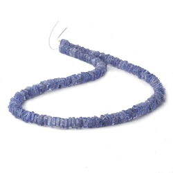 4-4.5mm Tanzanite plain square heshi beads 14 inch 215 pieces A (ONLINE ORDER ONLY)