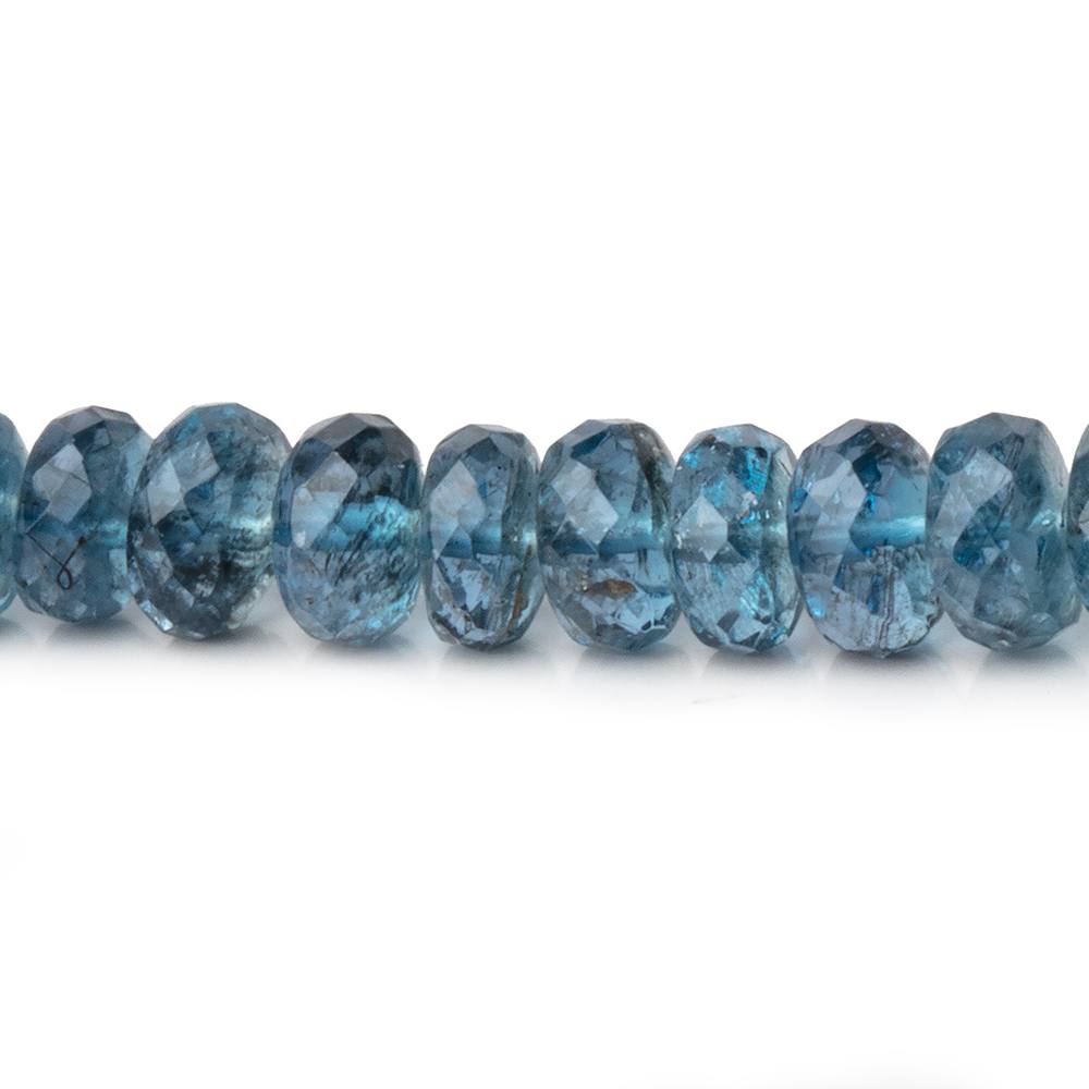4-5.5mm Santa Maria Aquamarine Faceted Rondelles 16 inch 148 Beads AA (ONLINE ORDER ONLY)