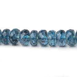 4-5.5mm Santa Maria Aquamarine Faceted Rondelles 16 inch 148 Beads AA (ONLINE ORDER ONLY)