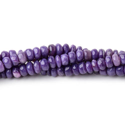 4-6mm Charoite Plain Rondelle Beads 17.75 inch 172 pieces AAA (ONLINE ORDER ONLY)