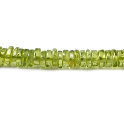 4-5mm Peridot Plain Rondelles 16 pieces 247 pieces (ONLINE ORDER ONLY)