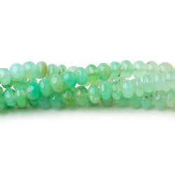 4-5mm Prase Opal Plain Rondelle Beads 18 inch 154 pieces (ONLINE ORDER ONLY)
