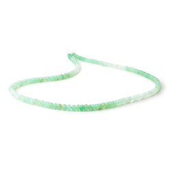 4-5mm Prase Opal Plain Rondelle Beads 18 inch 154 pieces (ONLINE ORDER ONLY)