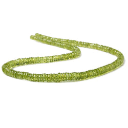 4-6.5mm Afghani Peridot faceted hishi beads 16 inch 260 pieces AA (ONLINE ORDER ONLY)