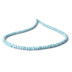 4-6mm Larimar Plain Rondelle Beads 18 inch 154 pieces AA (ONLINE ORDER ONLY)