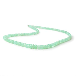 6-9mm Chrysoprase Plain Rondelle Beads 18 inch 144 pieces (ONLINE ORDER ONLY)