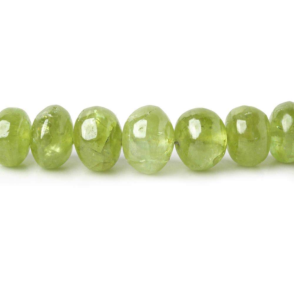 4-7.5mm Grossular Garnet plain rondelles 18 inch 130 beads (ONLINE ORDER ONLY)
