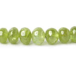 4-7.5mm Grossular Garnet plain rondelles 18 inch 130 beads (ONLINE ORDER ONLY)