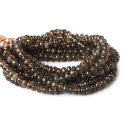4-7mm Andulasite Plain Rondelle Beads 16 inch 93 pieces (ONLINE ORDER ONLY)