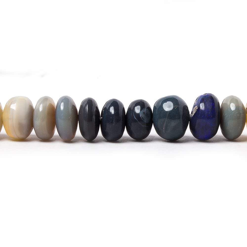 4 - 7mm Australian Opal Plain Rondelle Beads 18 inch 168 pieces (ONLINE ORDER ONLY)