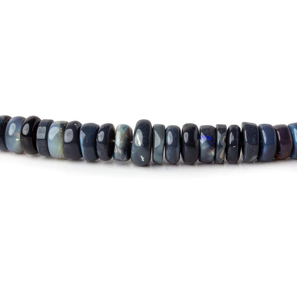 4-7mm Australian Opal plain rondelle beads 18 inch 230 pieces A grade (ONLINE ORDER ONLY)